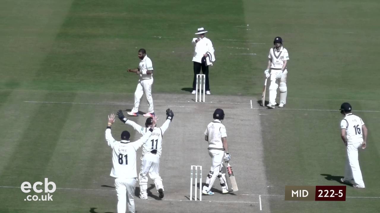 Robson breaks records in Middlesex draw