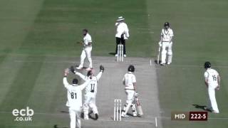 Robson breaks records in Middlesex draw