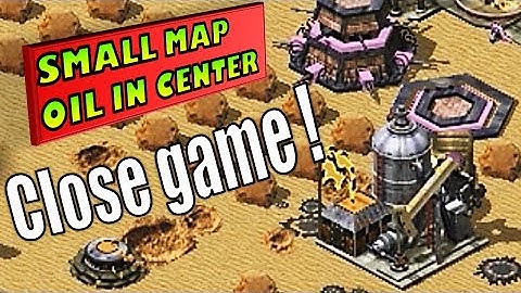 Red Alert 2 gameplay small map oil in center online multiplayer