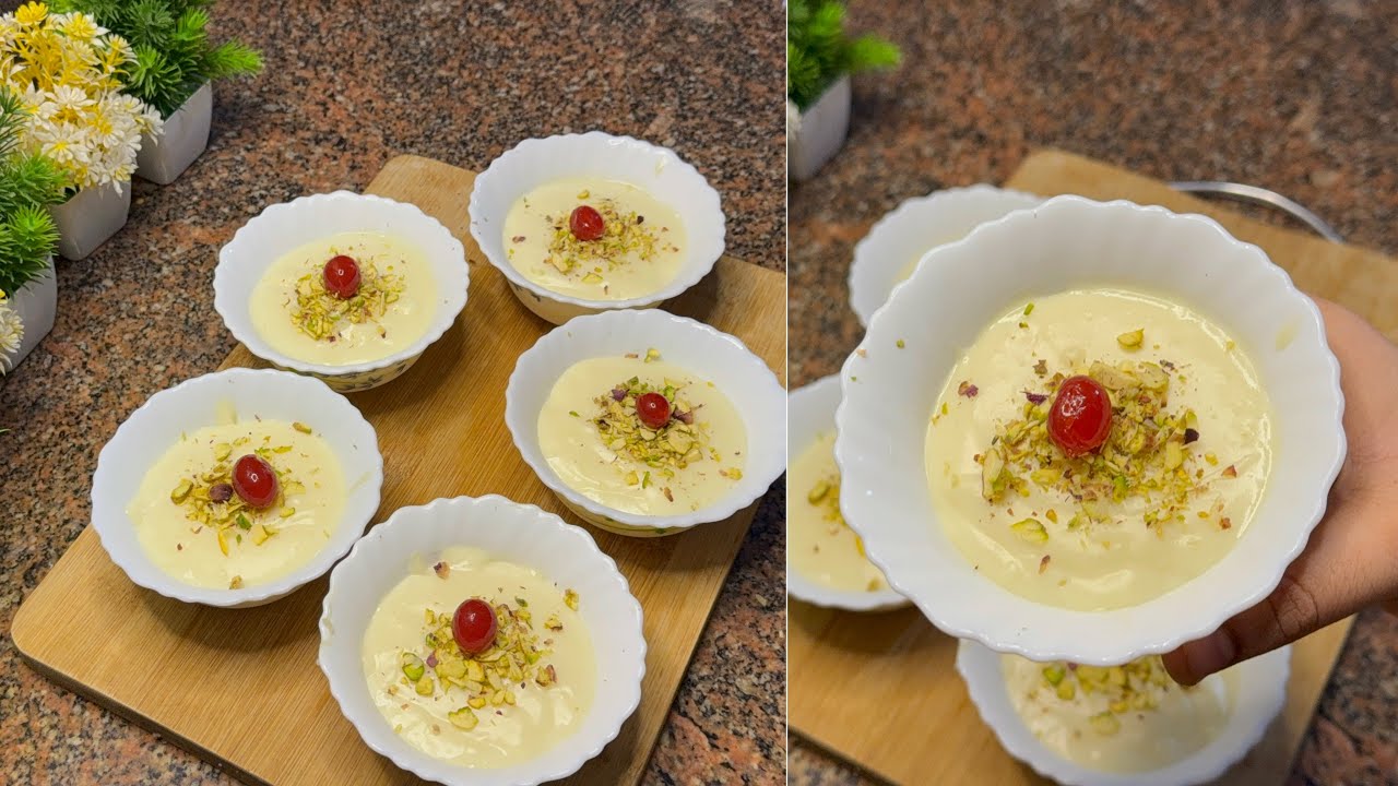 10 mins Delicious Dessert recipe ❤️|milk pudding recipe |Ramadan special |Eid special dessert 