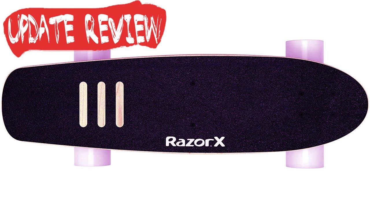 The Best Electric Skateboard RazorX Electric Skateboard Review YouTube