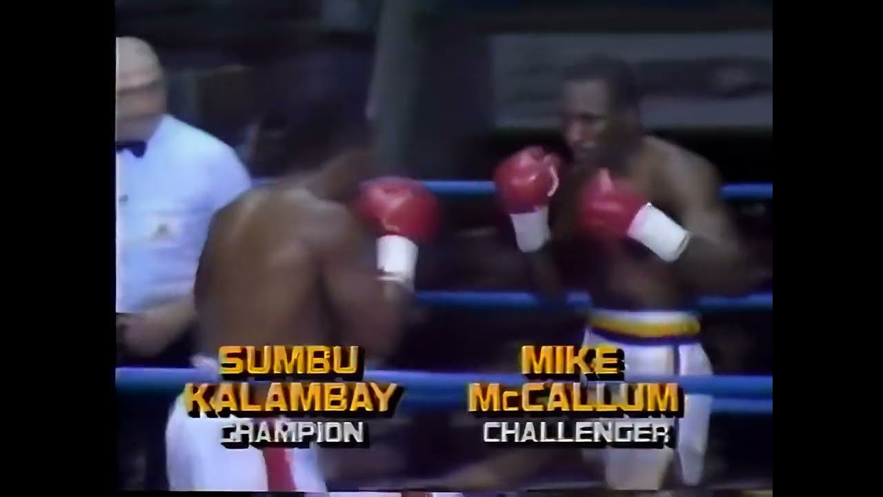 Mike McCallum vs Sumbu Kalambay 1 - 1988 HD 60 fps