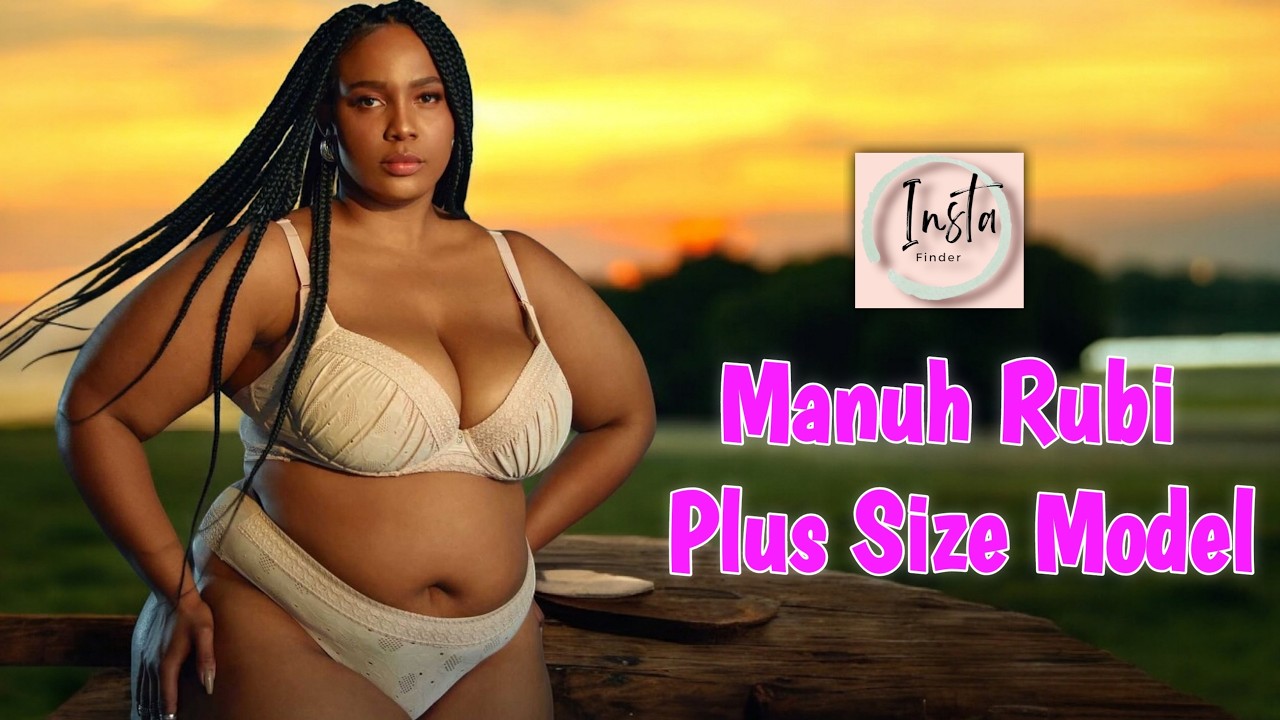 Ману Руби 🇧🇷 …| Бразильская модель plus size в бикини | Икона моды и звезда Instagram | Биография