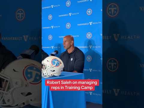 Lots of position battles coming up for the #tennesseetitans. #robertsaleh #atozsports #trainingcamp