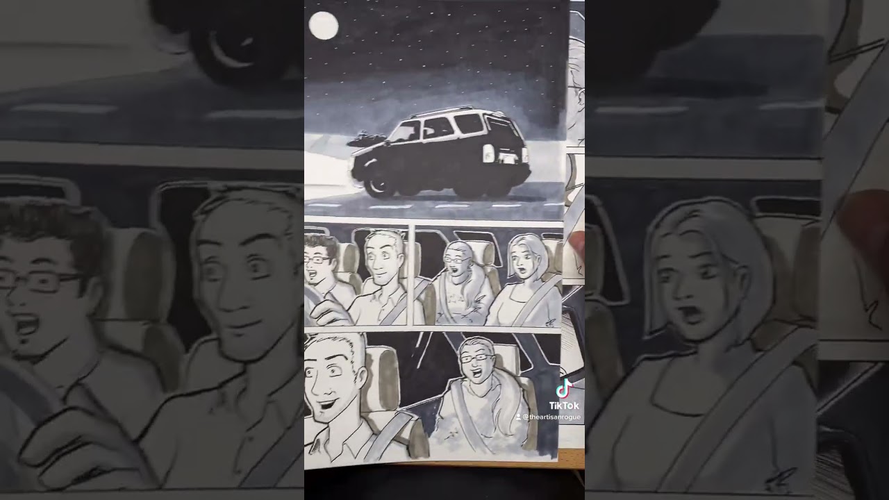 No. 25: Horror Story Comic Pages - Unfinished