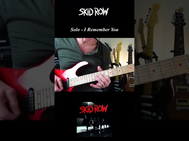 I Remember You - Skid Row (Scotty Hill). Classic Rock Solo of the Day #shorts class=