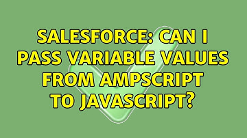 Salesforce: Can i pass variable values from ampscript to javascript?