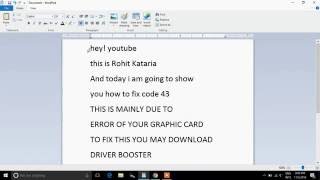How to fix code error 43 in windows 7,8,8.1 and 10