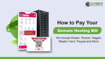 How to Pay Domain Hosting Bill via bKash Payment Method - Cyber Developer BD