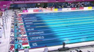 2016 Avrupa Yüzme Şampiyonasi Londra Nezir Karap 400Mt Serbest Olimpiyat A Barajı