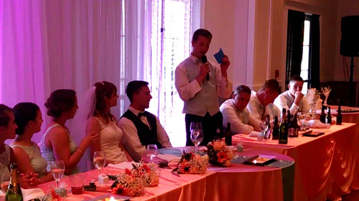 Best man speech by Jacob Wuerth