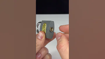 How To Open A Lock Easy Way 