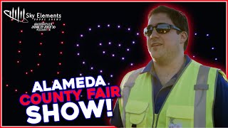 Alameda County Fair 4th of July Drone Show 2022 | Sky Elements Drones