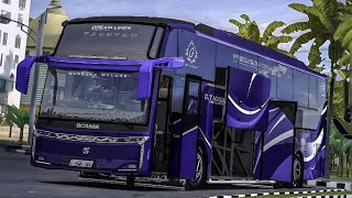 UPDATE!!! 𝘽𝙐𝙎𝙎𝙄𝘿 𝙈𝙊𝘿 SKYLANDER R25 DOUBLE GLASS SCANIA K450CB KVARTS MA PROJECT FULL ACC SPEK RACING