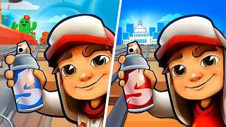 Subway Surfers New Orleans 🆚 Subway Surfers Mexico, Subway Surfers Map Comparison screenshot 2