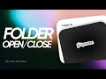 Folder open/close micro animation in figma | Figma tutorial | Figma animation