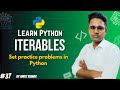 set practice problems in python 🐍🐍 | Python Programing #37 | by AKSD SOLUTION