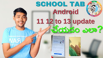 how to update Android 13 school tab #jagananna #samsungtaba7lite #schooltab #allapps #update