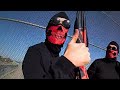 Angry Crowd Forces Masked Neo-Nazi Group to Leave