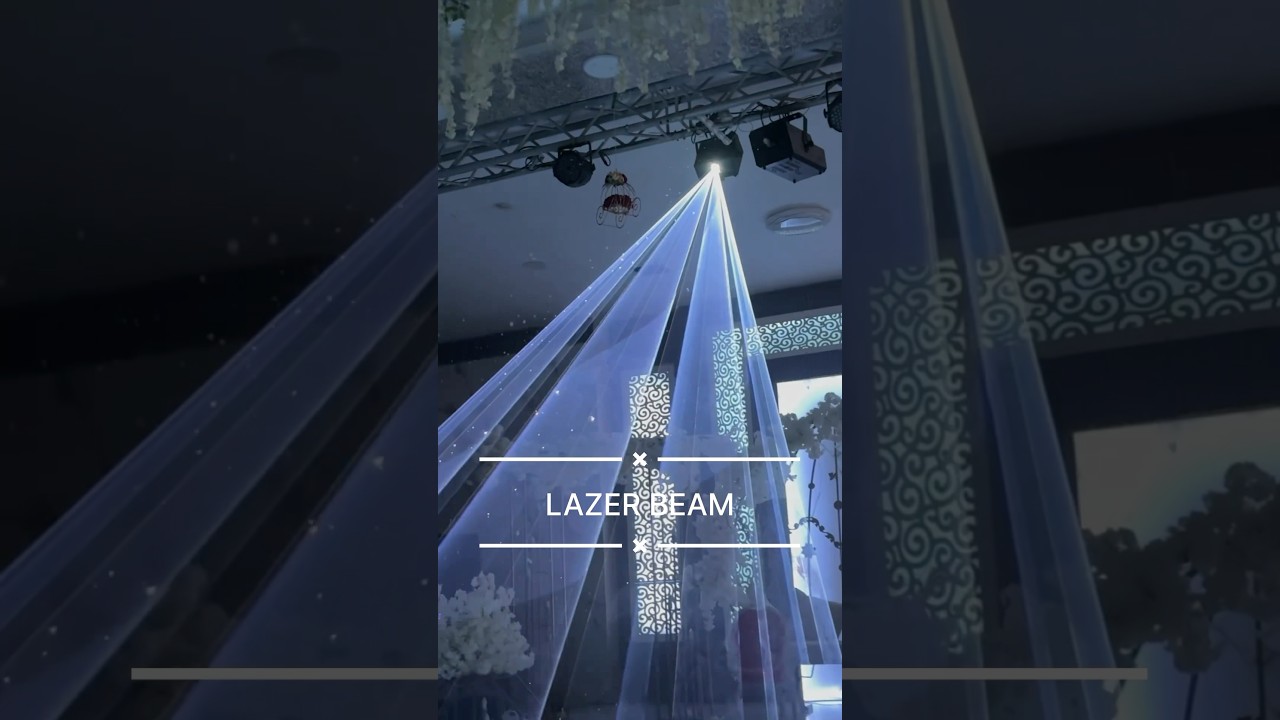 Lazer spotlight beam | Lazer for weddings #lazer #coupledance #lazerwedding