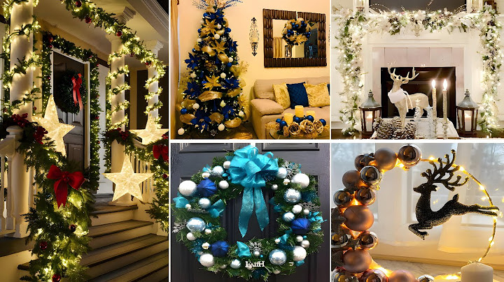 🎄+100 IDEAS DECORACIÓN NAVIDEÑA 2024 - IDEAS ELEGANTES PARA DECORAR EN NAVIDAD - DISEÑOS NAVIDEÑOS 🎄