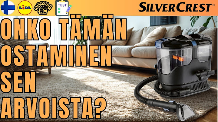 VERHOILUJEN JA MATTOJEN PUHDISTUSLAITE SilverCrest SPR 800 A1  SUOMI FINLAND LIDL