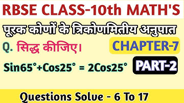 Trigonometric Identities Class 10 Math