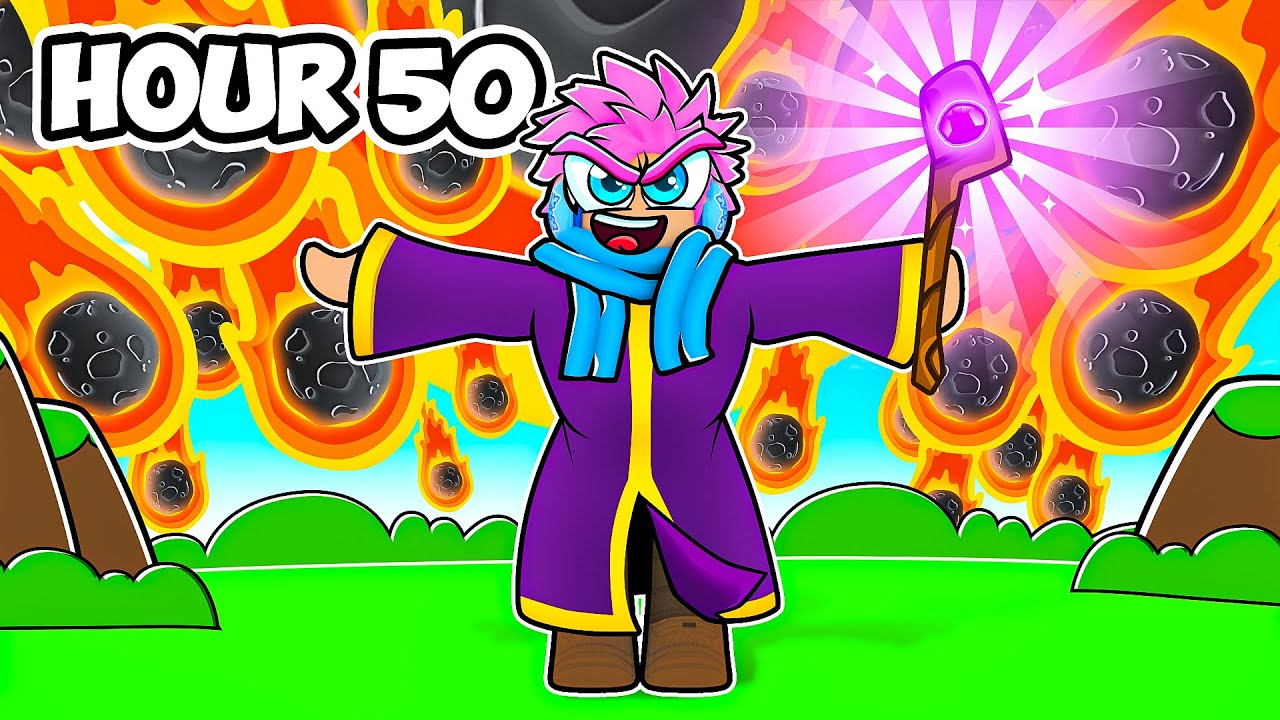 I SPENT 50 Hours STRAIGHT to Become the STRONGEST WIZARD in Roblox!