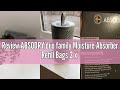 Review ABSODRY duo family Moisture Absorber Refill Bags 2 x 60 m3 for Hanger and Bag Small Dehumidif