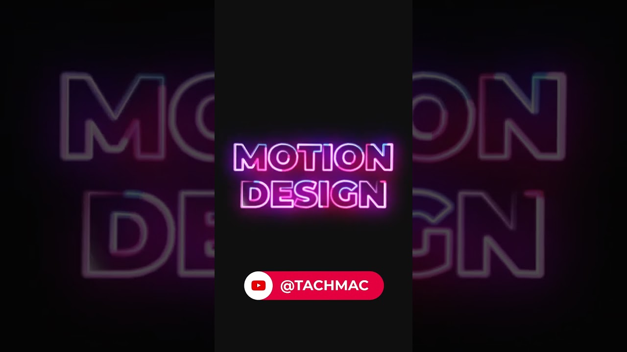 Stroke Text Reveal Animation In After Effect | Free After Effects Template | Tachmac 
