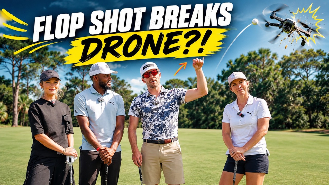 COBRA Golf | Flop Shot Challenge Breaks Drone