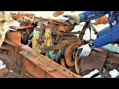'БУЛЬДОЗЕР' | ТДТ-55 | ЕДЕМ НА СТАРУЮ ЗОНУ! Место с КОННОЙ ТЯГОЙ! И ТОННАМИ МЕТАЛЛА В ТАЙГЕ...