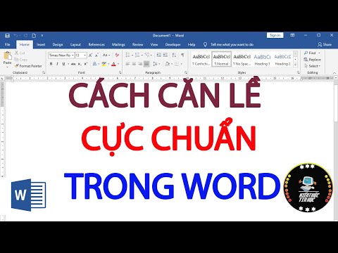 Cách căn lề trong word cực chuẩn