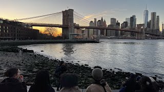 NYC Christmas 2024 ✨DUMBO & Brooklyn Bridge Park