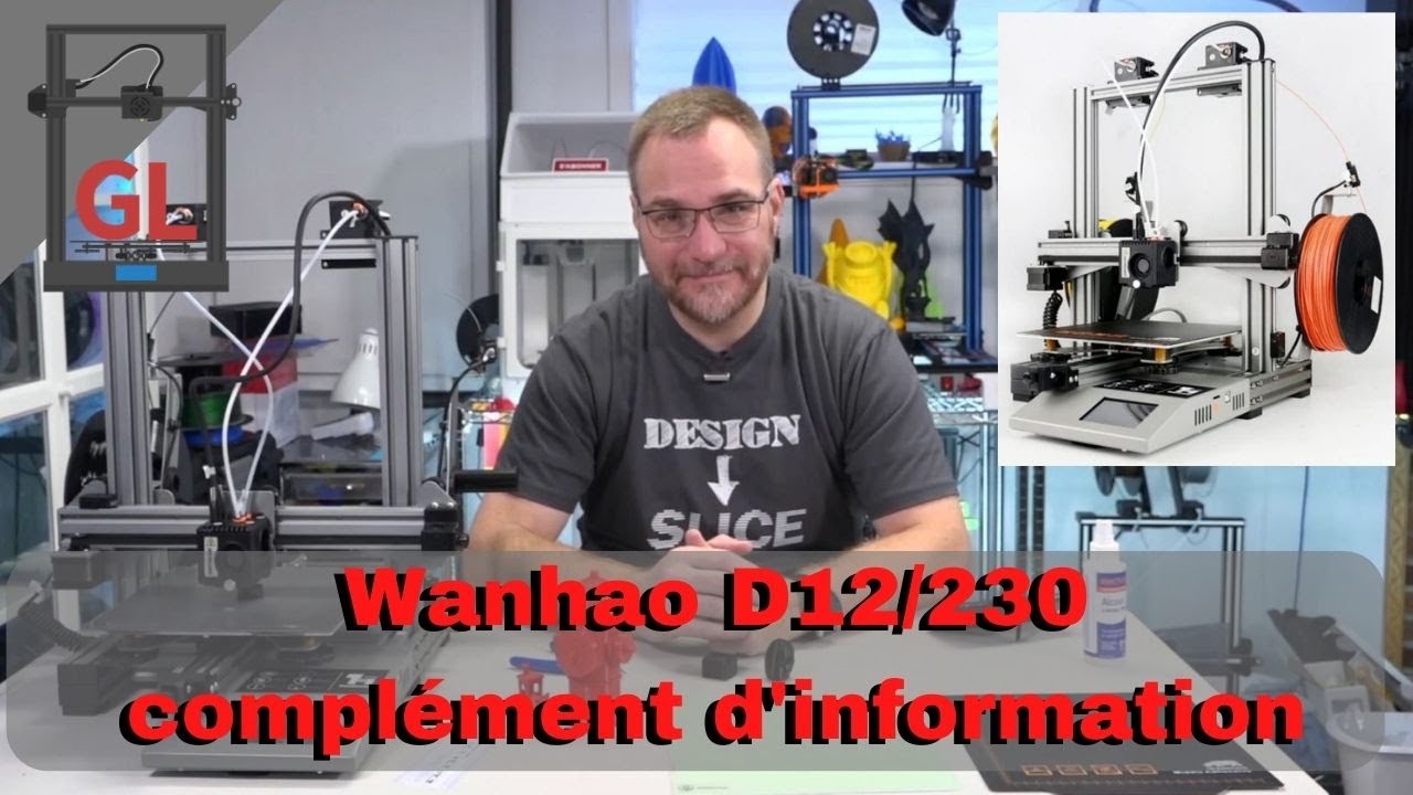 Wanhao D12/230 : Complément d'information - YouTube