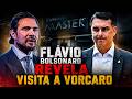 FLÁVIO BOLSONARO REVELA VISITA A VORCARO PARA COLOCAR UM PONTO FINAL