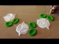 Simple rangoli design beginners rangoli design rangoli by kalai