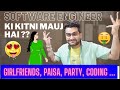 Vlog11:LifeStyle of Software Engineer in India 🤩 Party, coding, Money, and Girlfriends Revealed!! 🤑