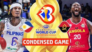 Philippines  vs Angola  | Full Game Highlights | FIBA Basketball World Cup 2023