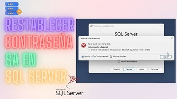 Cómo Restablecer la Contraseña del Usuario SA (System Administrator )en SQL Server | ALTER LOGIN💾🖥✅