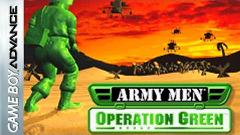 Army Men Operation Green Gameplay | gba | Emulator myboy Android