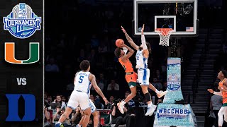 Miami vs. Duke 2022 ACC Men's Basketball Tournament Highlights (2022) screenshot 1