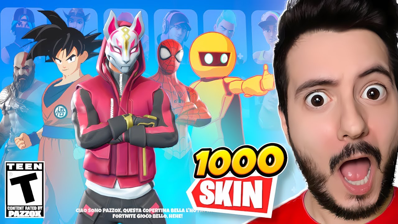 HO 1000 SKIN nel MIO ARMADIETTO su FORTNITE 😱 Capitolo 6 Stagione 3