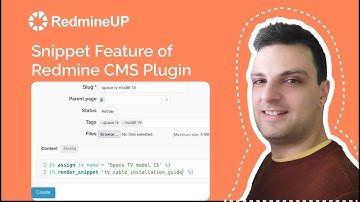 Snippet CMS plugin feature in Redmine