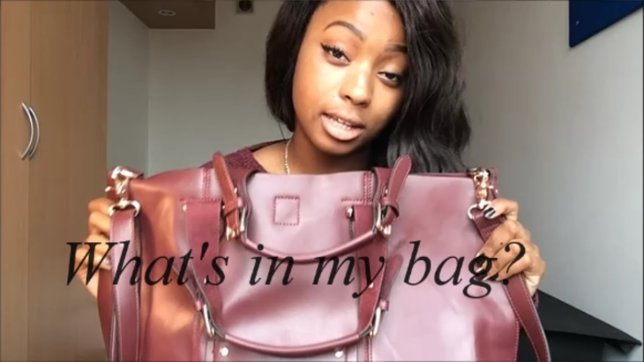 What's in my bag Uni Edition YouTube