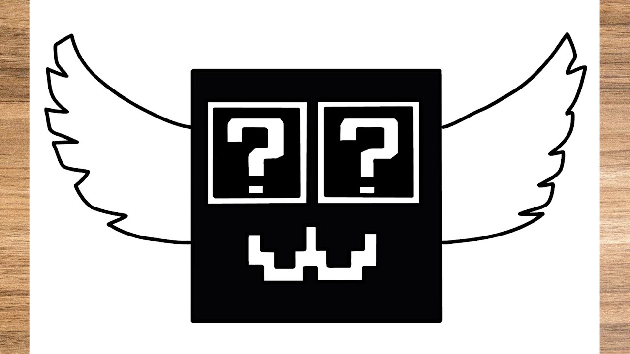 How to draw Secret Admin Lucky Block Steal a Brainrot Roblox