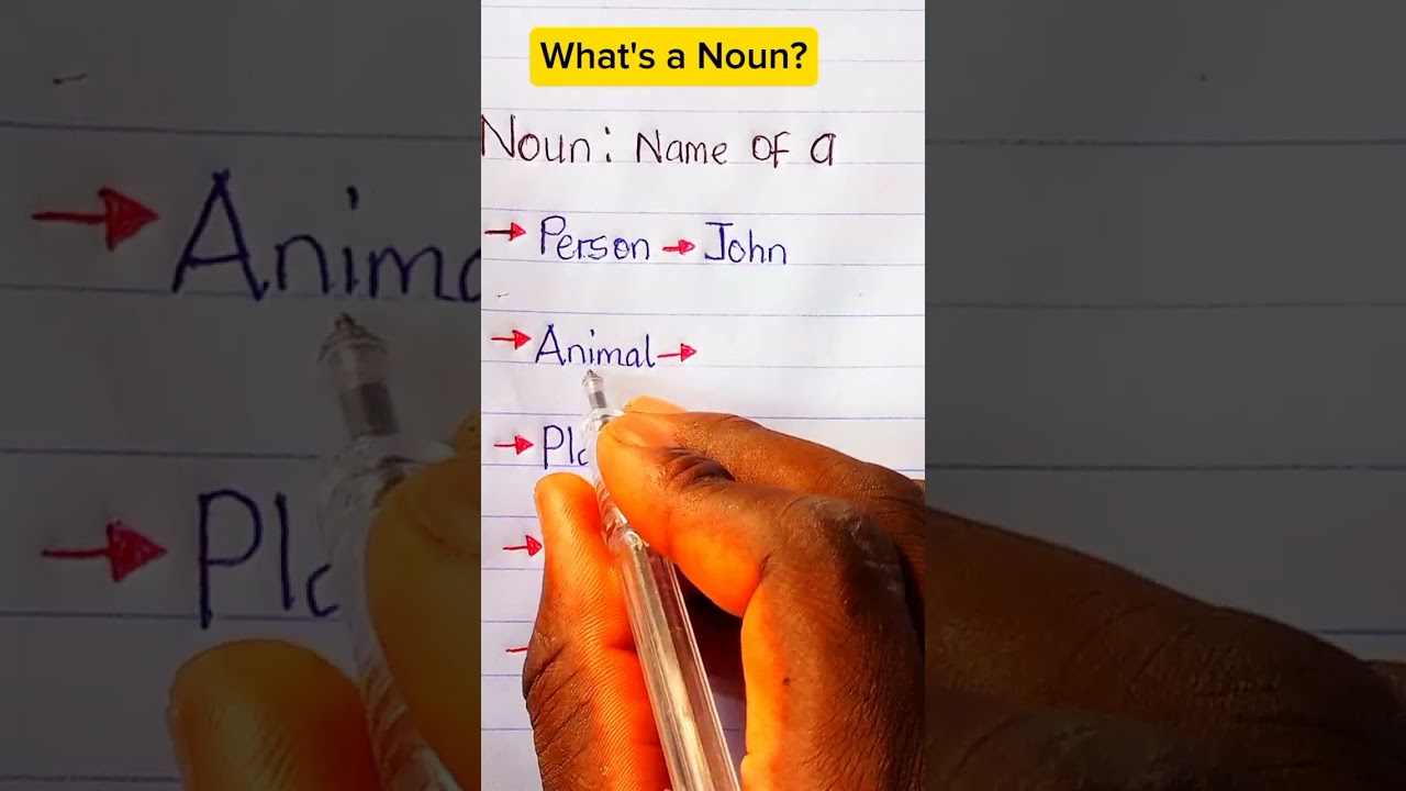Nouns: Definition and Examples