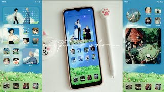 Make your android phone aesthetic / Howl's moving castle (How to customize ios 15 on android phone) screenshot 5