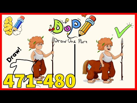 DOP Draw One Part Level 471 472 473 474 475 476 477 478 479 480 Solution or Walkthrough