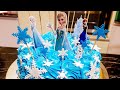 Disney Frozen,Elsa Cake Tutorial